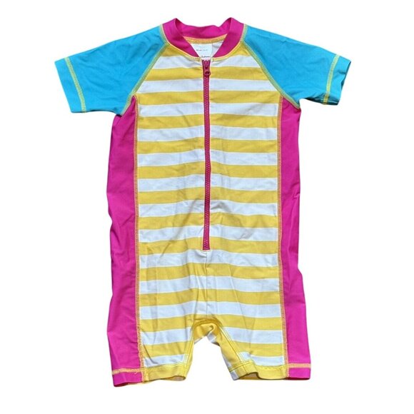 Hanna Andersson 90's Vibes Rashguard Suit 2T - Picture 1 of 8